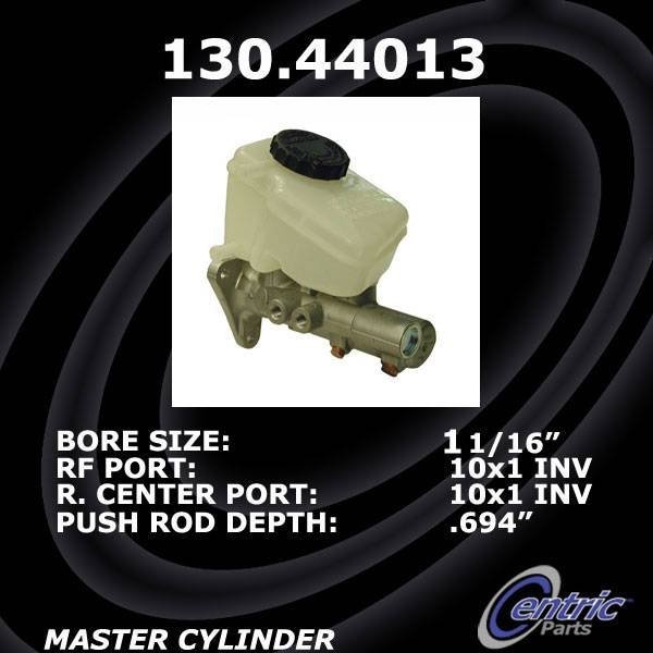 Centric Parts Premium Brake Master Cylinder, 130.44013 130.44013 - main